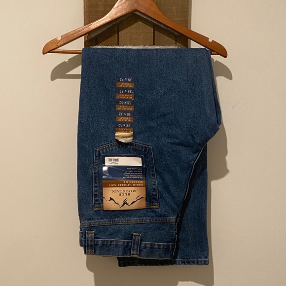 Blue Mountain Other - Classic Blue Relaxed Fit Jeans